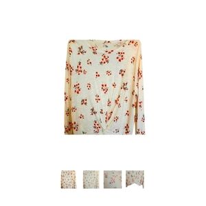 SO women's XXL long sleeve knit top with scoop neck and Tie Waist